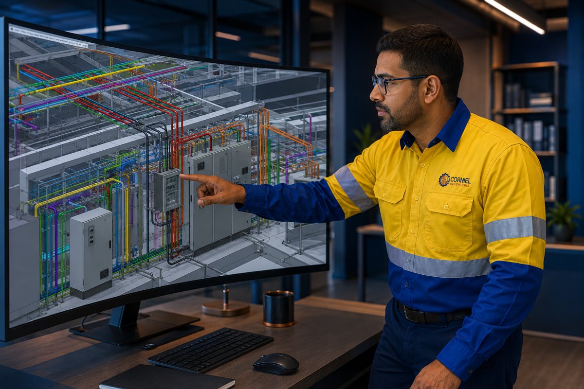 Modelado BIM de instalación eléctrica