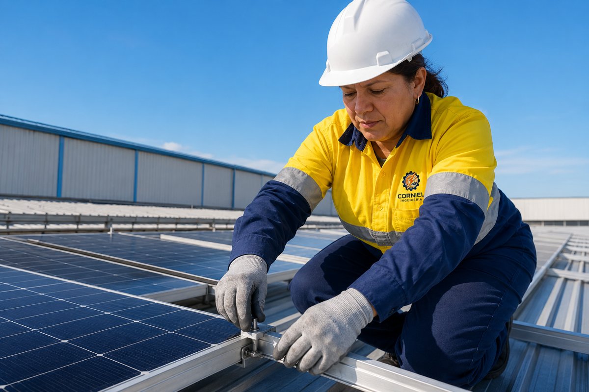 Sistema de energía renovable fotovoltaica